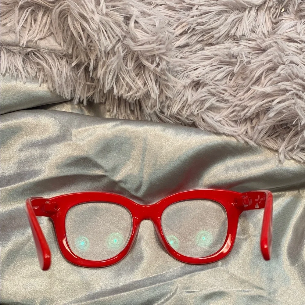 🌹Peepers Center Stage • Oversized Bold Red Cat Eye Reading Glasses +2.50 w/case